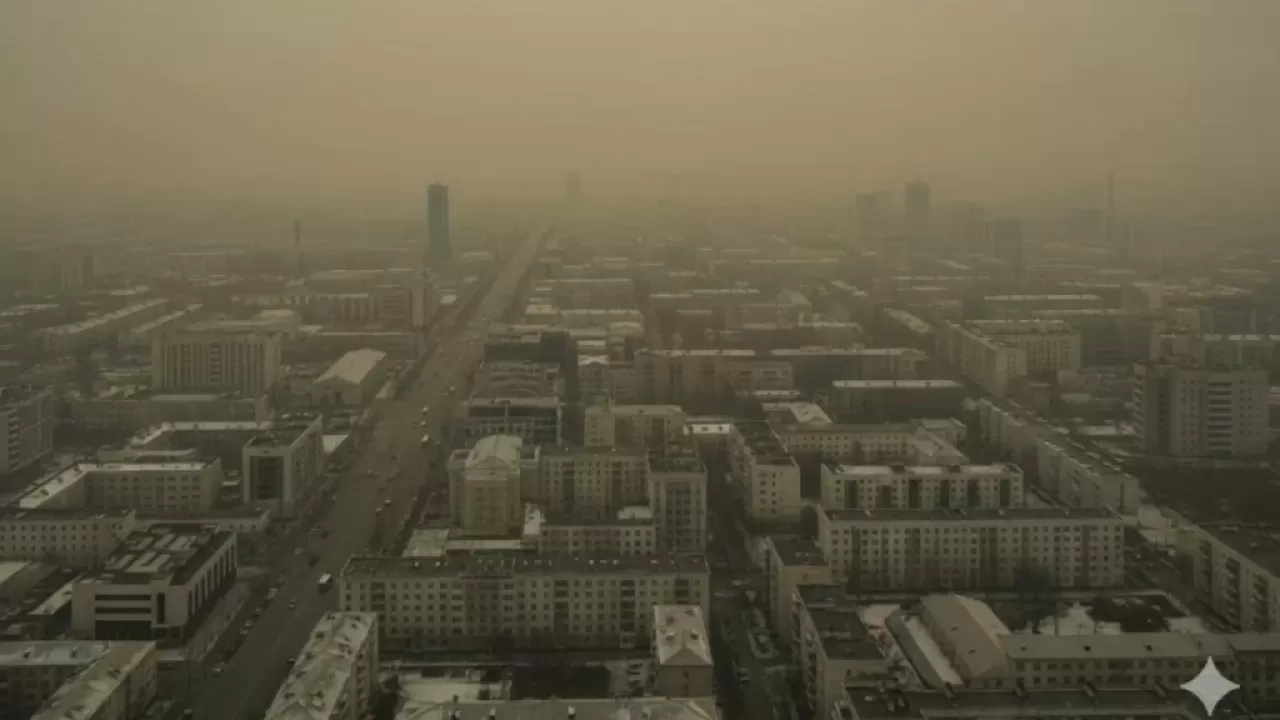 Плотный смог накрыл Усть-Каменогорск: школьников отправили на дистанционку