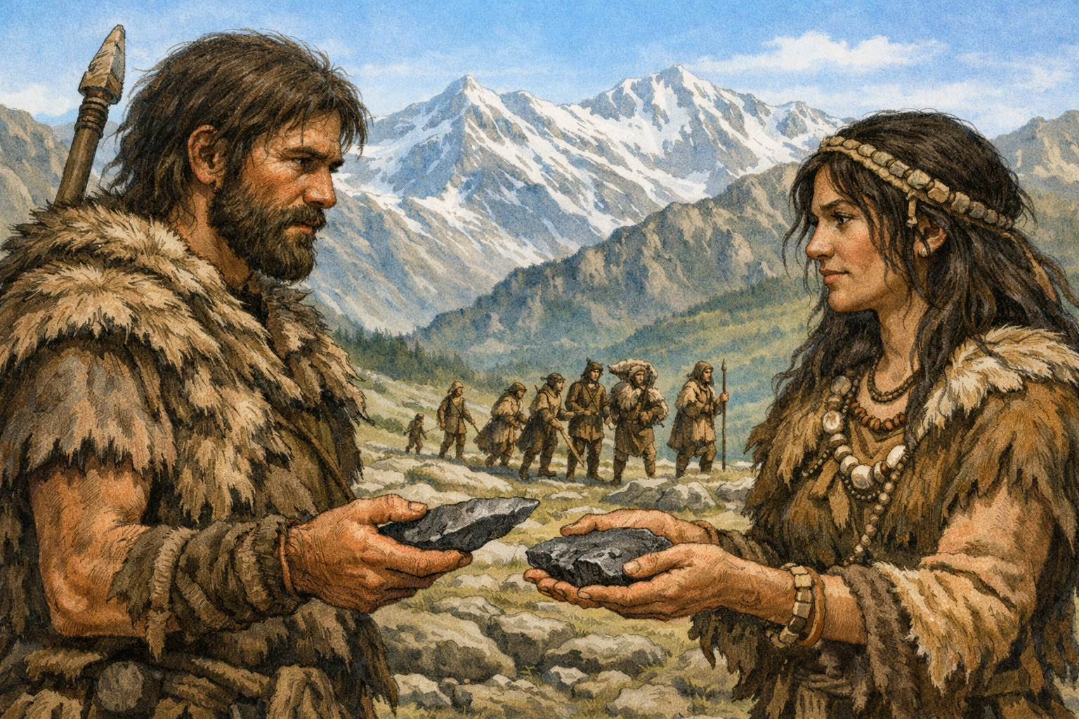 Найден след крупнейшей торговой сети ледниковой Европы 