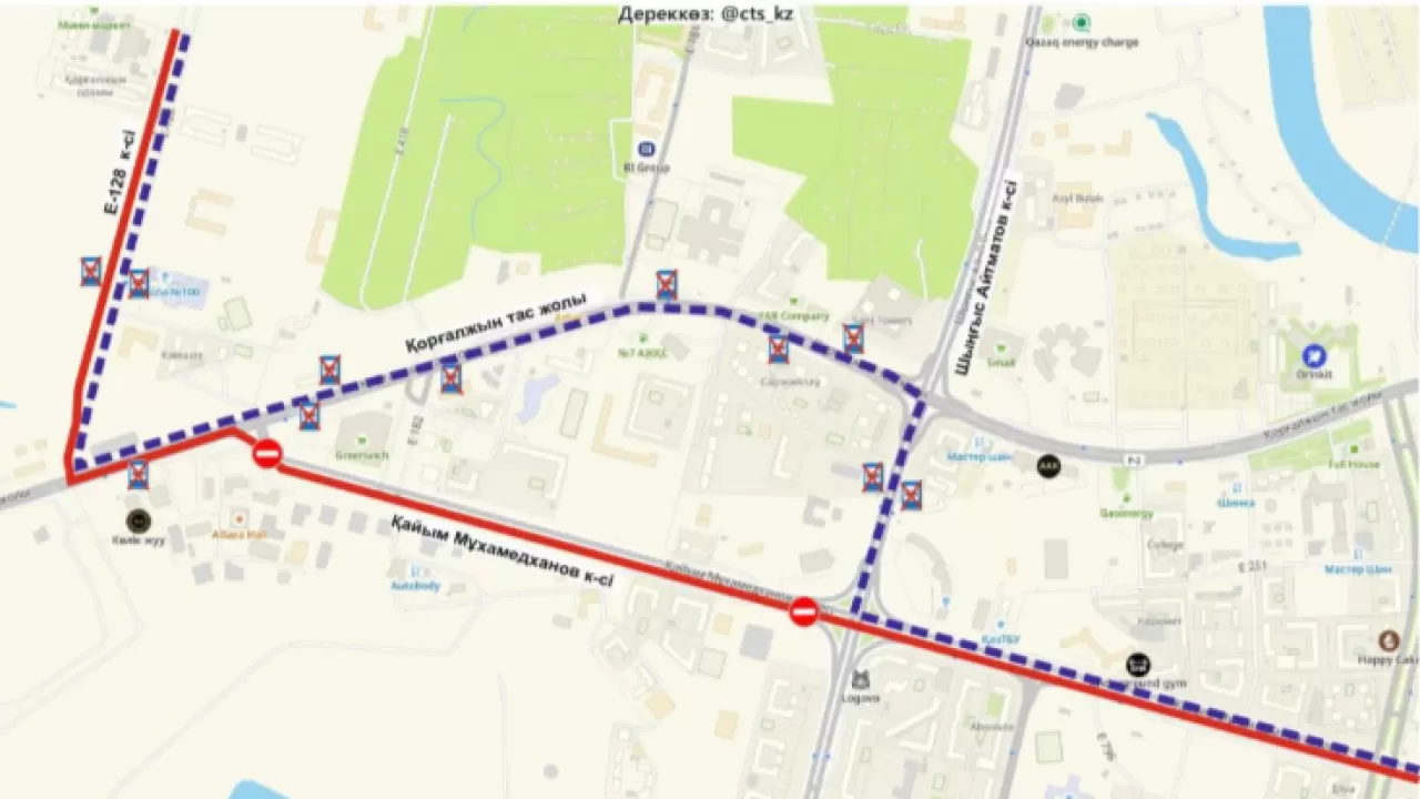 В Астане один из экспресс-автобусов будет объезжать Мухамедханова 