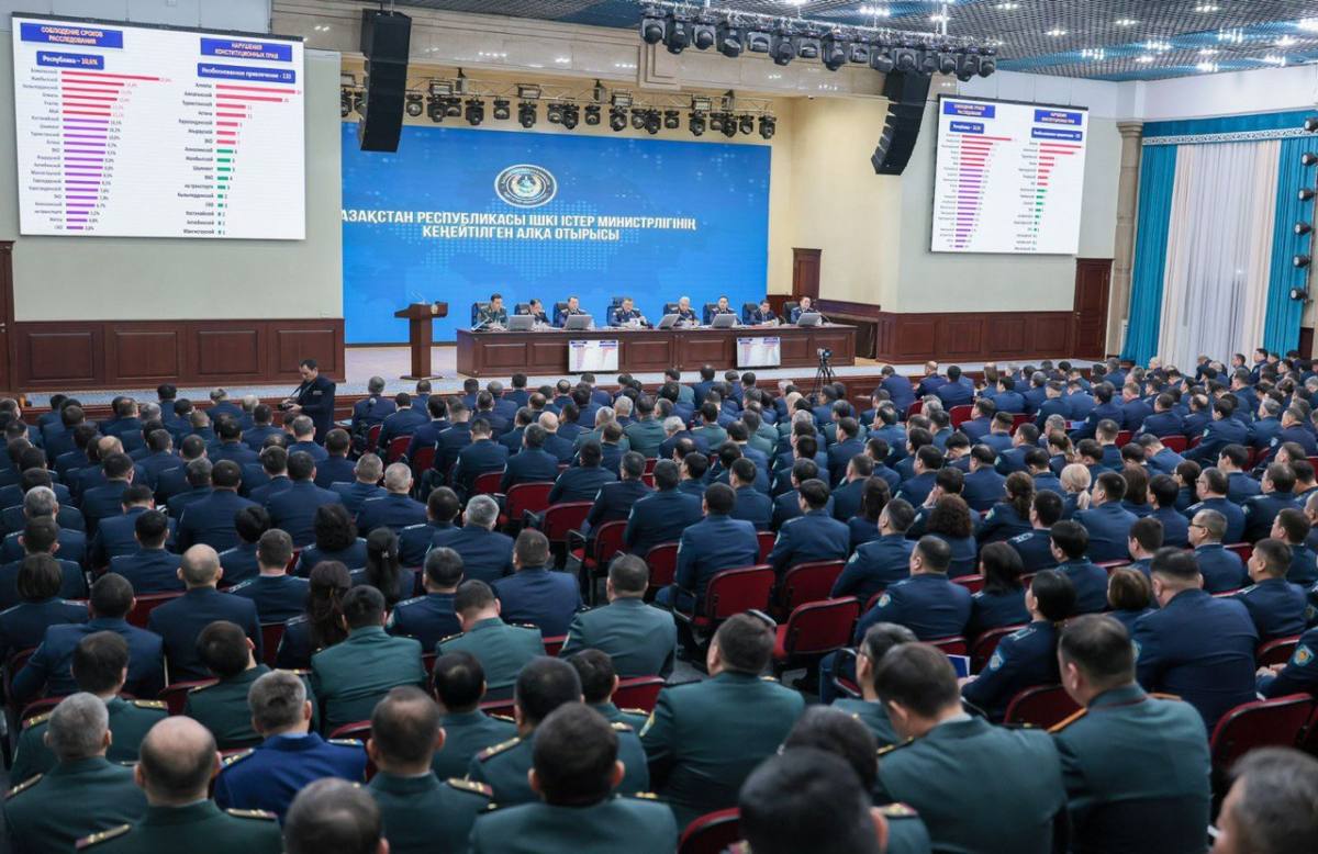 Қылмыс азайды, цифрландыру алға шықты: ІІМ алдағы жоспарларын айқындады