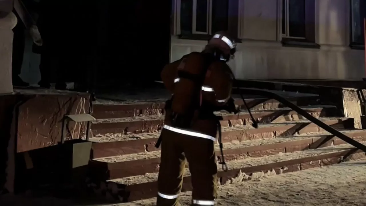 Жезқазғанда театрдың ғимараты өртенді