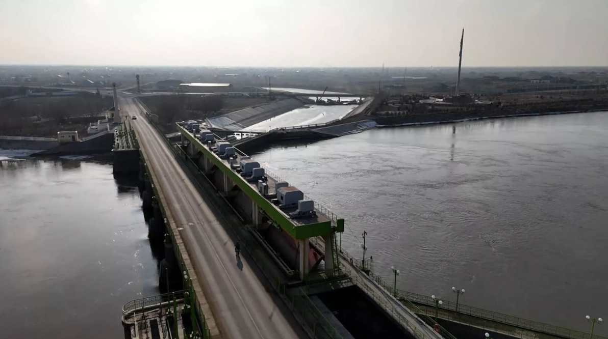 Шардара су қоймасындағы су деңгейі күрт төмендеді