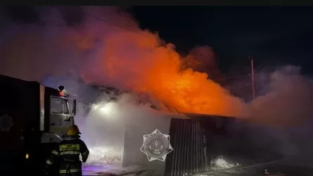 Шаг до взрыва: в Астане спасатели вынесли четыре газовых баллона из горящего дома