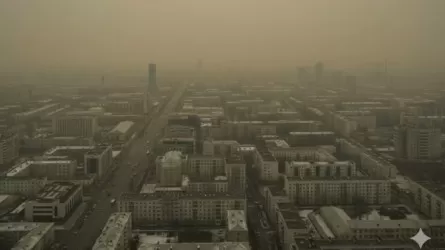 Плотный смог накрыл Усть-Каменогорск: школьников отправили на дистанционку