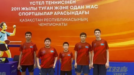 Определились победители чемпионата РК по настольному теннису 