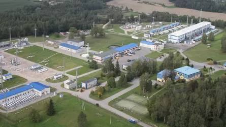 Запасы газа в Прибалтике упали ниже 40% 