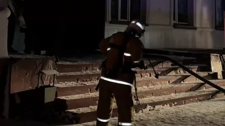 Жезқазғанда театрдың ғимараты өртенді