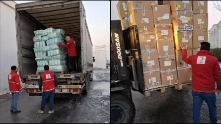 Түркия Сирияның қаласына 11 гуманитарлық жүк көлігін жөнелтті