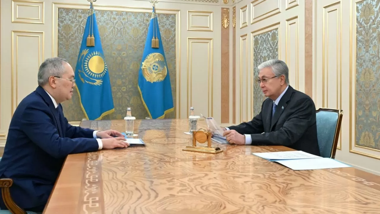Қасым-Жомарт Тоқаев Қаржылық мониторинг агенттігінің төрағасы Жанат Элимановты қабылдады