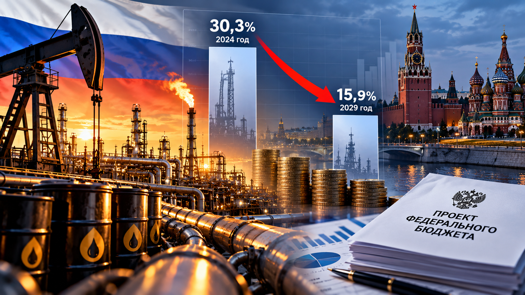 Россия готовит бюджет без прежней нефтяной опоры 