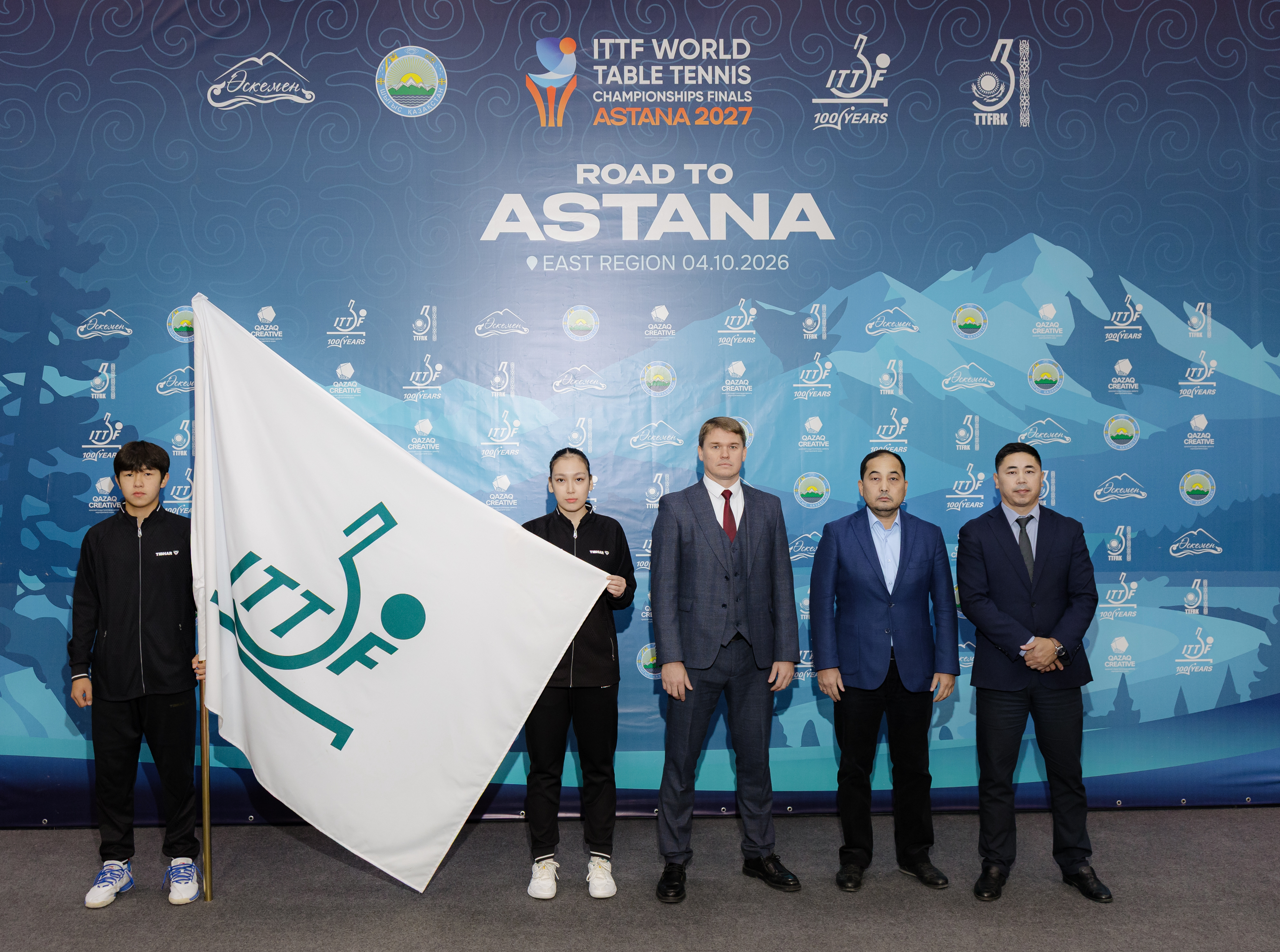 Үстел теннисінен WTTC Astana 2027 әлем чемпионатының ресми туы Өскеменде таныстырылды