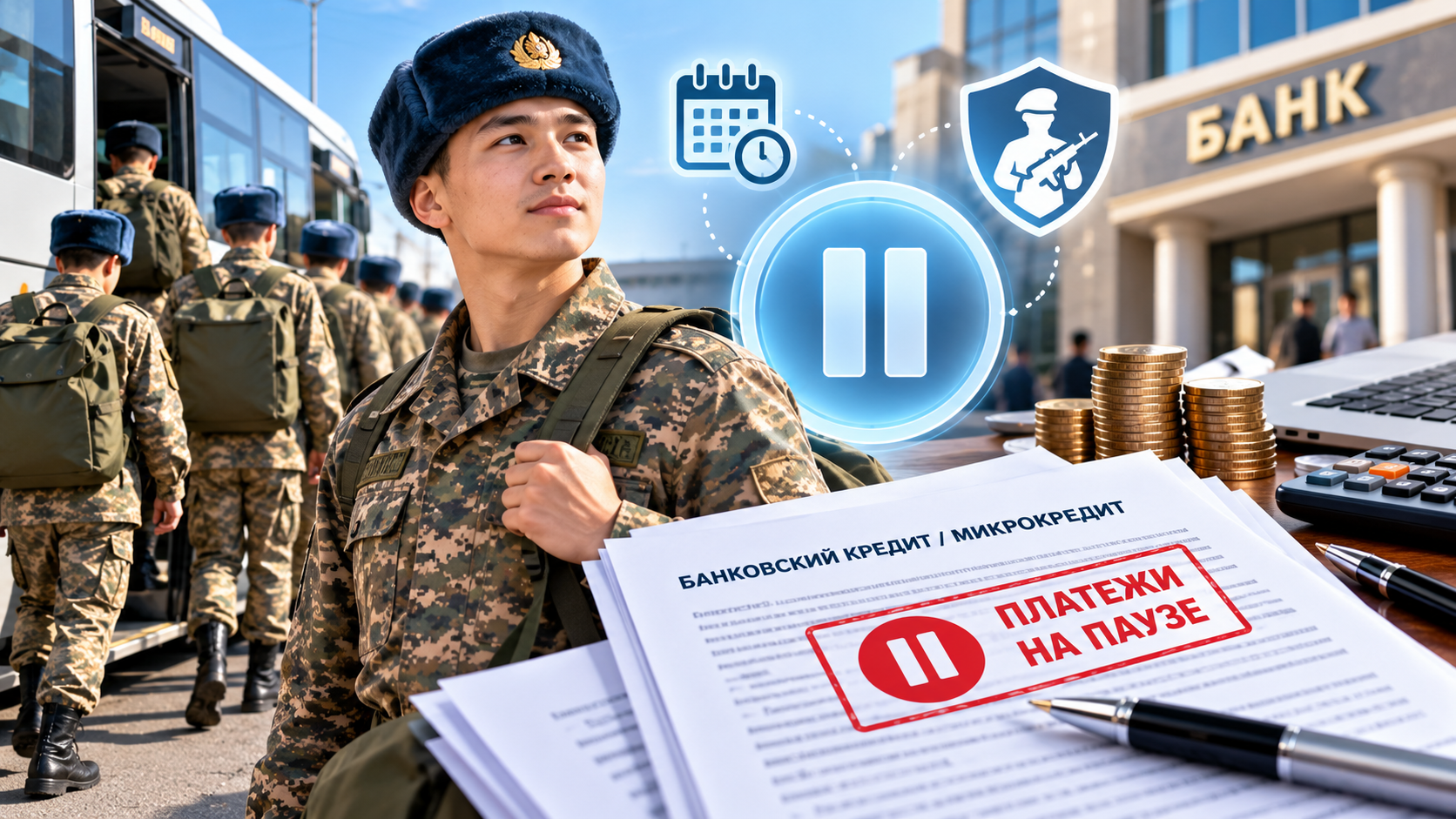 Кредит на паузе: что нужно знать призывникам о банковских займах и микрокредитах 