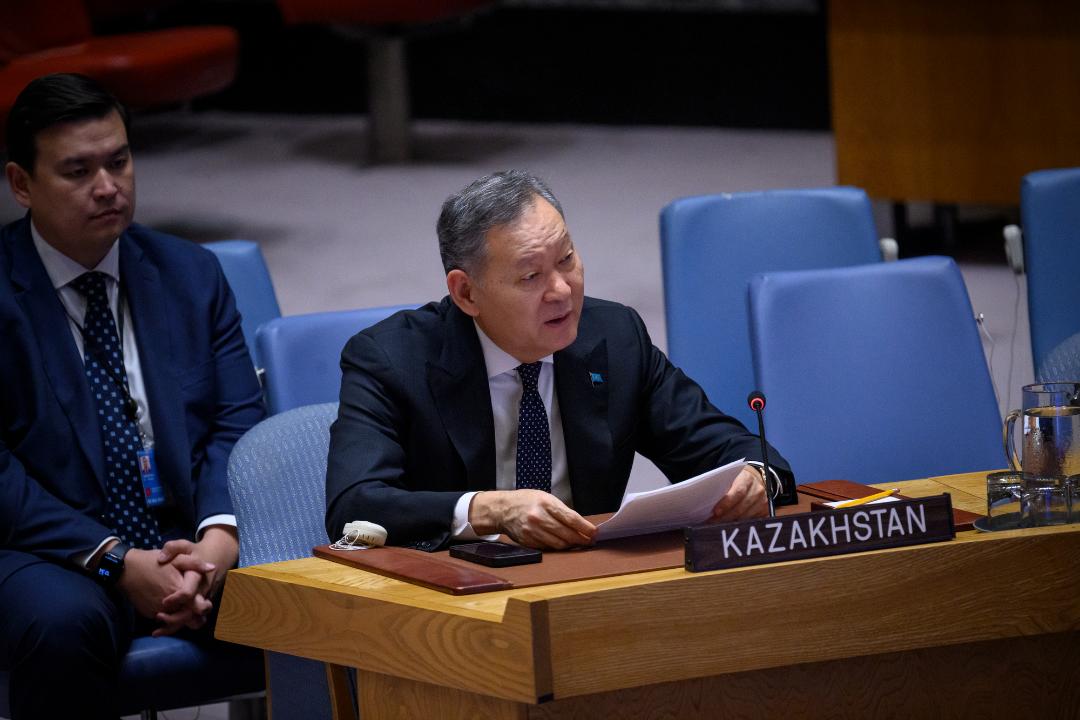 Қазақстан БҰҰ Қауіпсіздік Кеңесінде Таяу Шығыстағы шиеленістің деэскалациясына шақырды