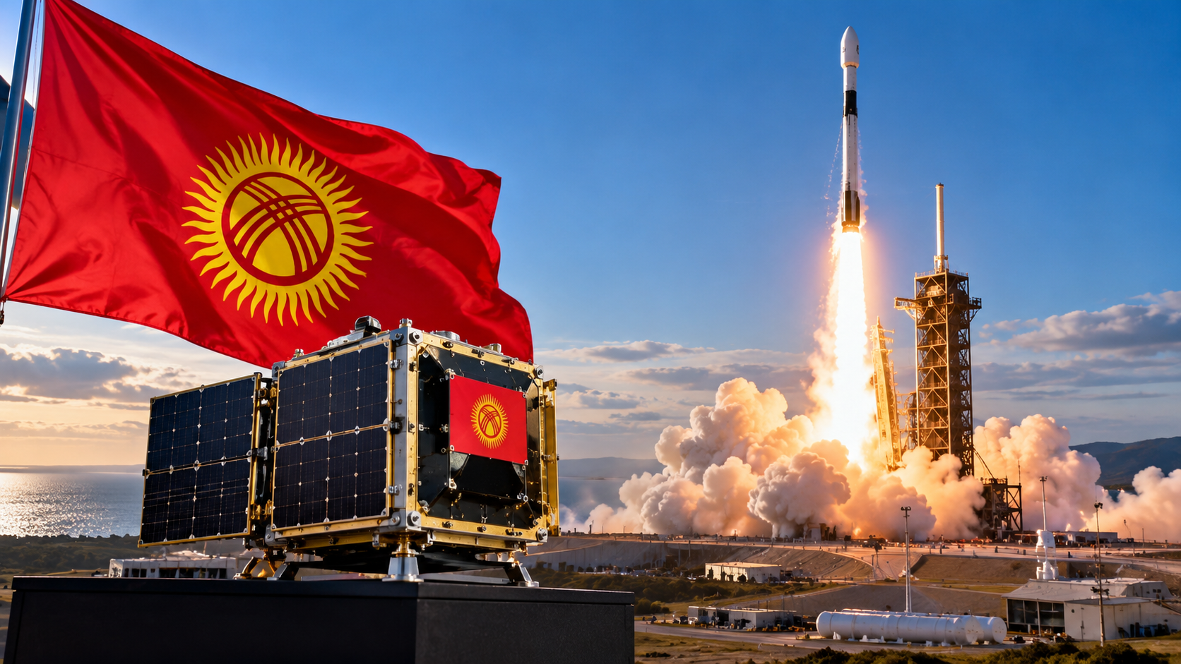 Қырғызстанның алғашқы жер серігі орбитаға шығарылды