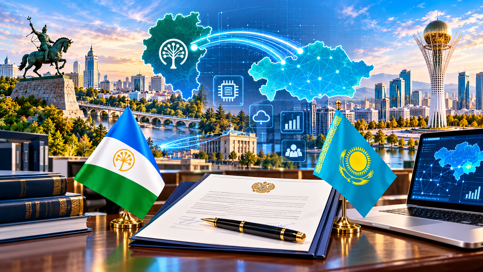 IT-мост между Башкортостаном и Казахстаном: компании обсудили выход на новый рынок 