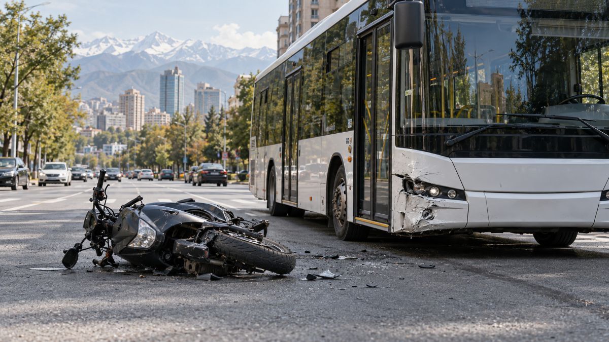 Автобус пен мопедтің соқтығысуы: Алматыдағы жол апатына қатысты іс қайта қаралады