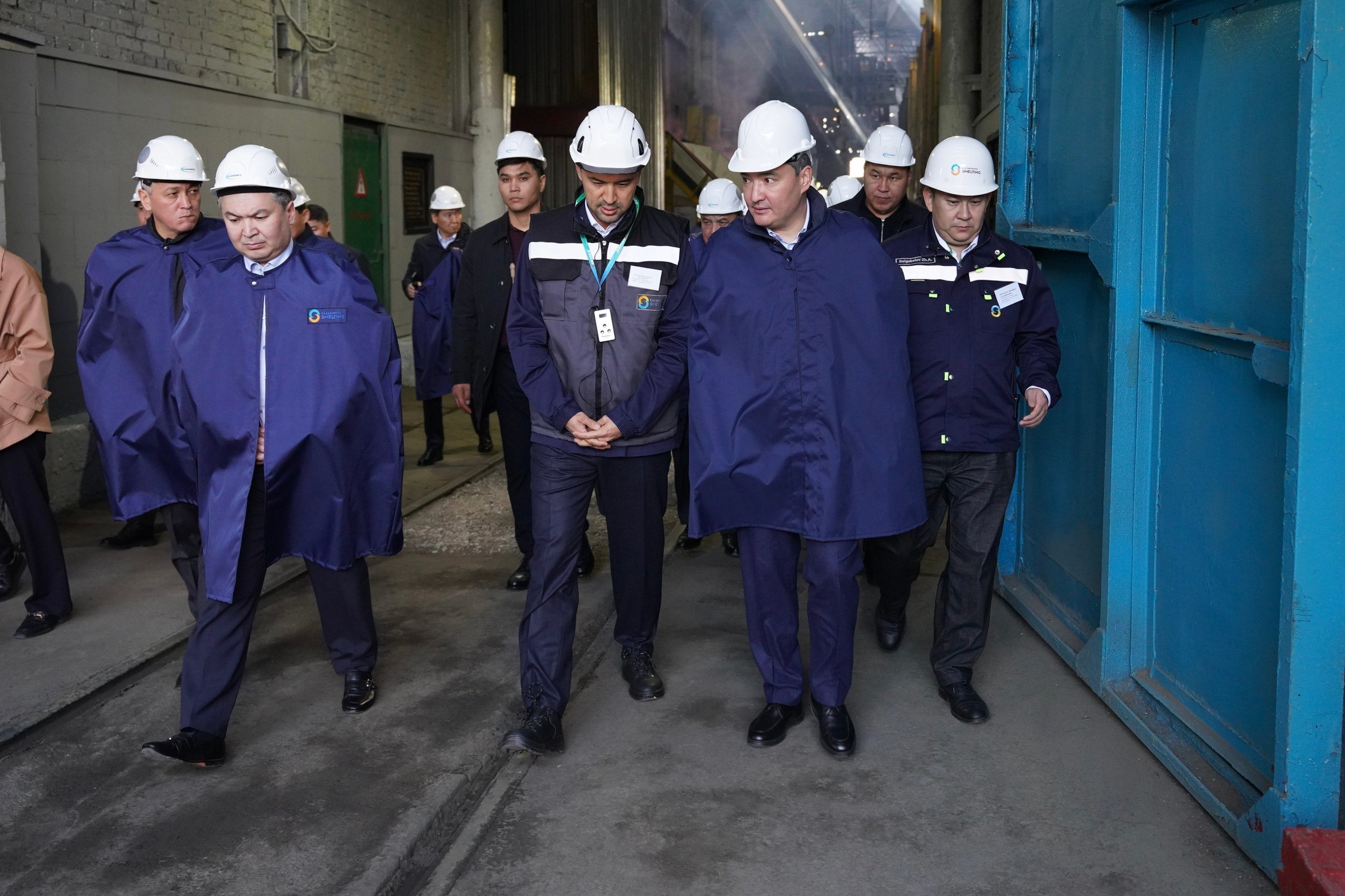 Олжас Бектенов Балқаш қаласындағы жүйе құраушы кәсіпорындар жұмысымен танысты