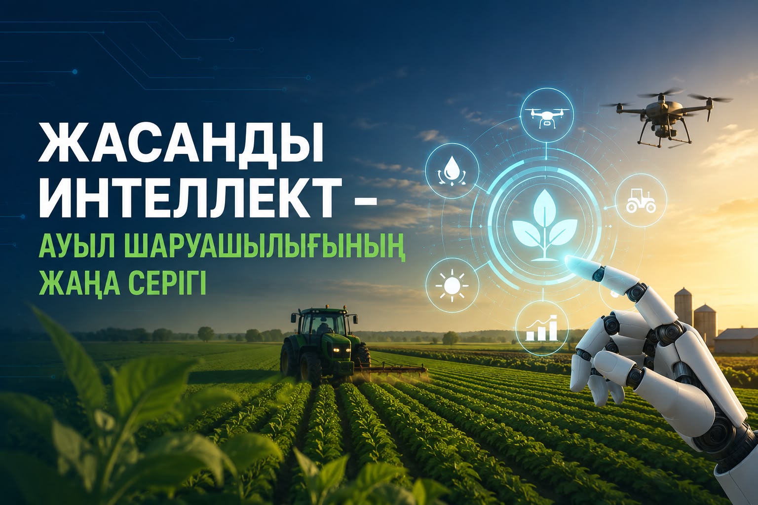Қазақстан ауыл шаруашылығында жасанды интеллектіні қолдануды жеделдетіп қолға алады