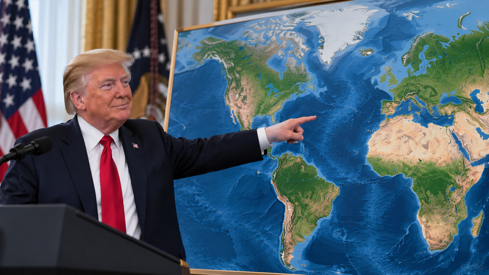 Дональд Трамп Атлант немесе Тынық мұхитын өз атымен атауды ұсынды