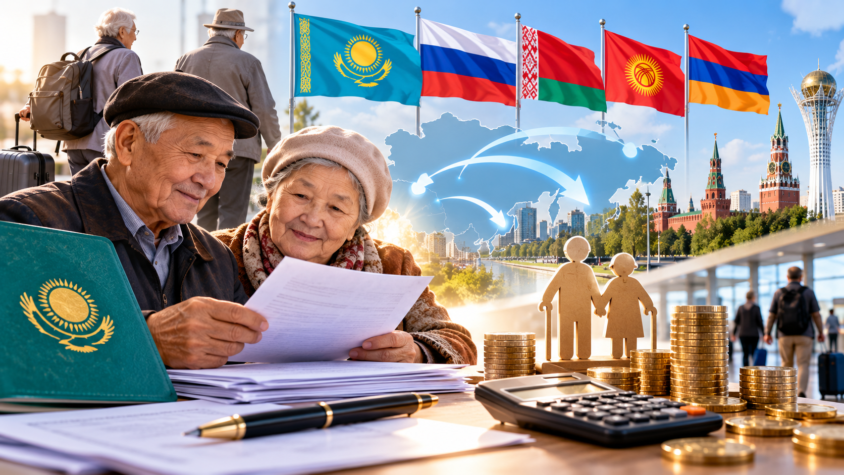 Почти 400 граждан стран ЕАЭС получают пенсии из Казахстана 