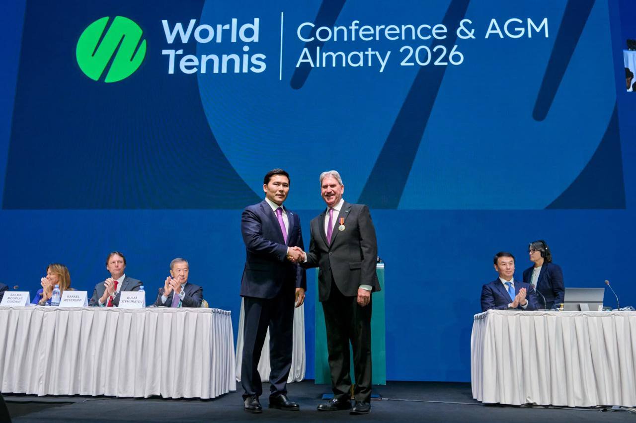 World Tennis президенті Дэвид Хаггерти II дәрежелі &laquo;Достық&raquo; орденімен марапатталды