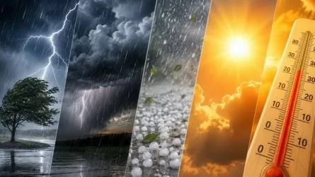 Тұман, шаңды дауыл, жаңбыр: 17 өңірде күн райына байланысты ексерту жарияланды