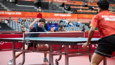 Казахстан в шаге от четвертьфинала чемпионата Азии по настольному теннису