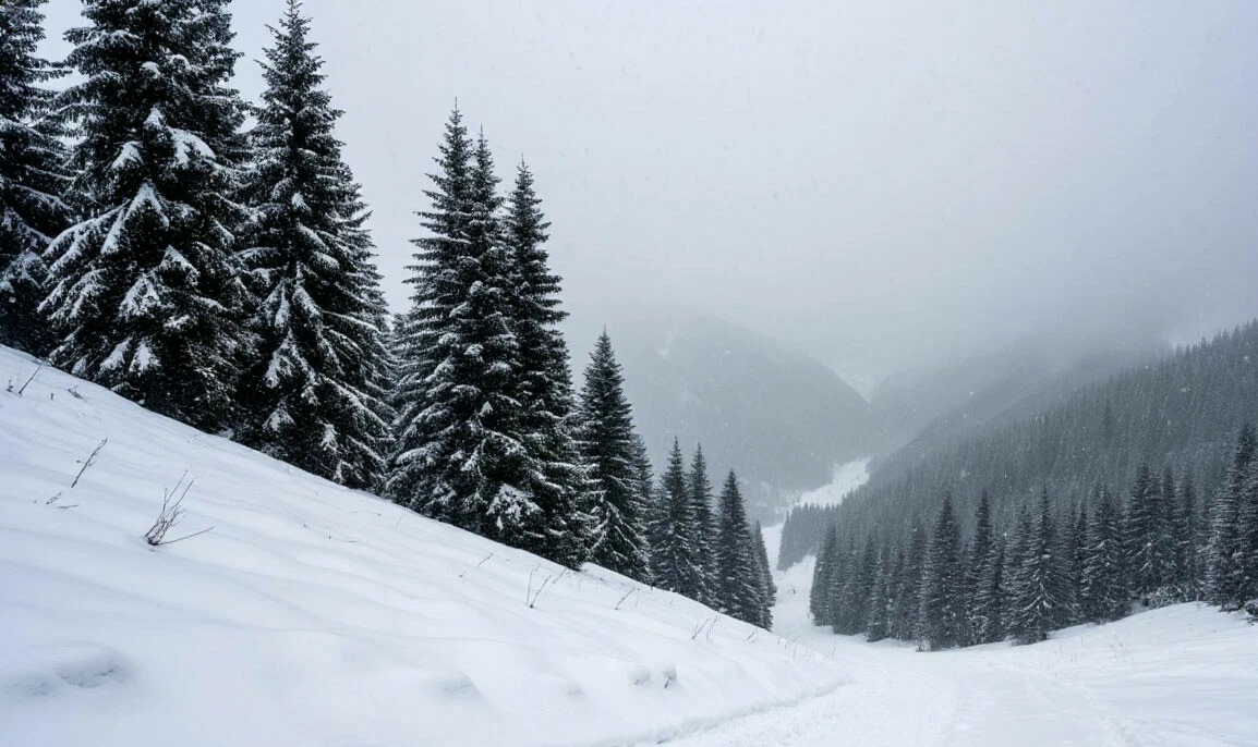 В регионах Казахстана прогнозируют снег, метель и туман 