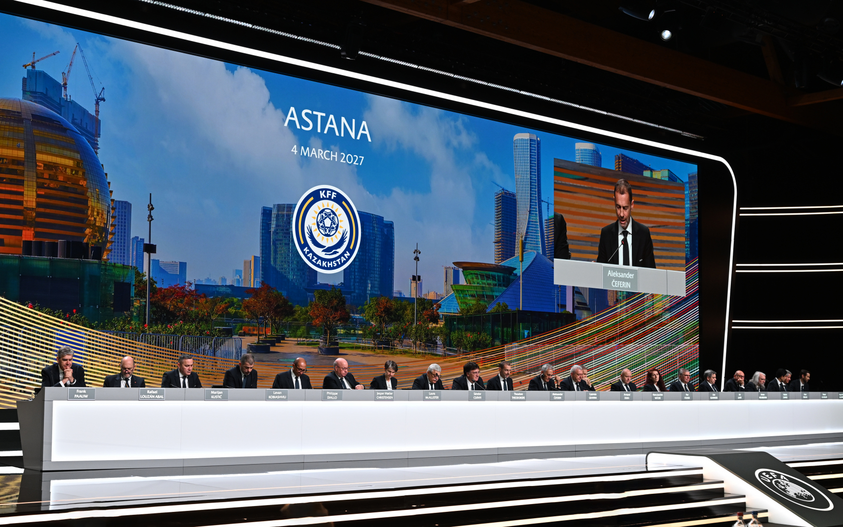 Астана 2027 жылы UEFA Конгресін қабылдайды