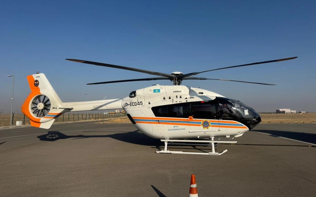 Қызылорда облысында бір айлық сәби ТЖМ тікұшағымен ауруханаға шұғыл жеткізілді