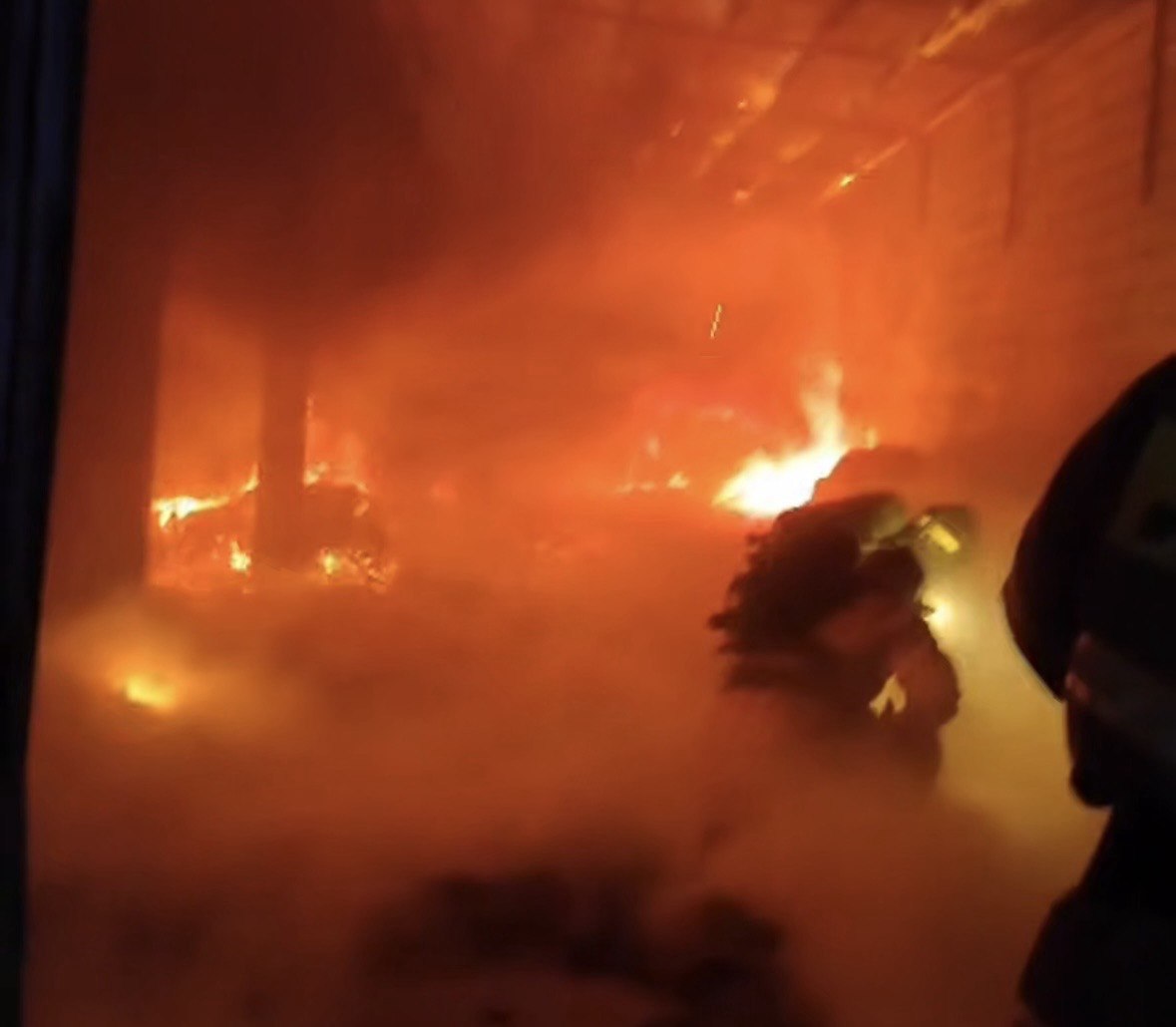 Ақтөбеде құс фабрикасы аумағындағы өрт шықты