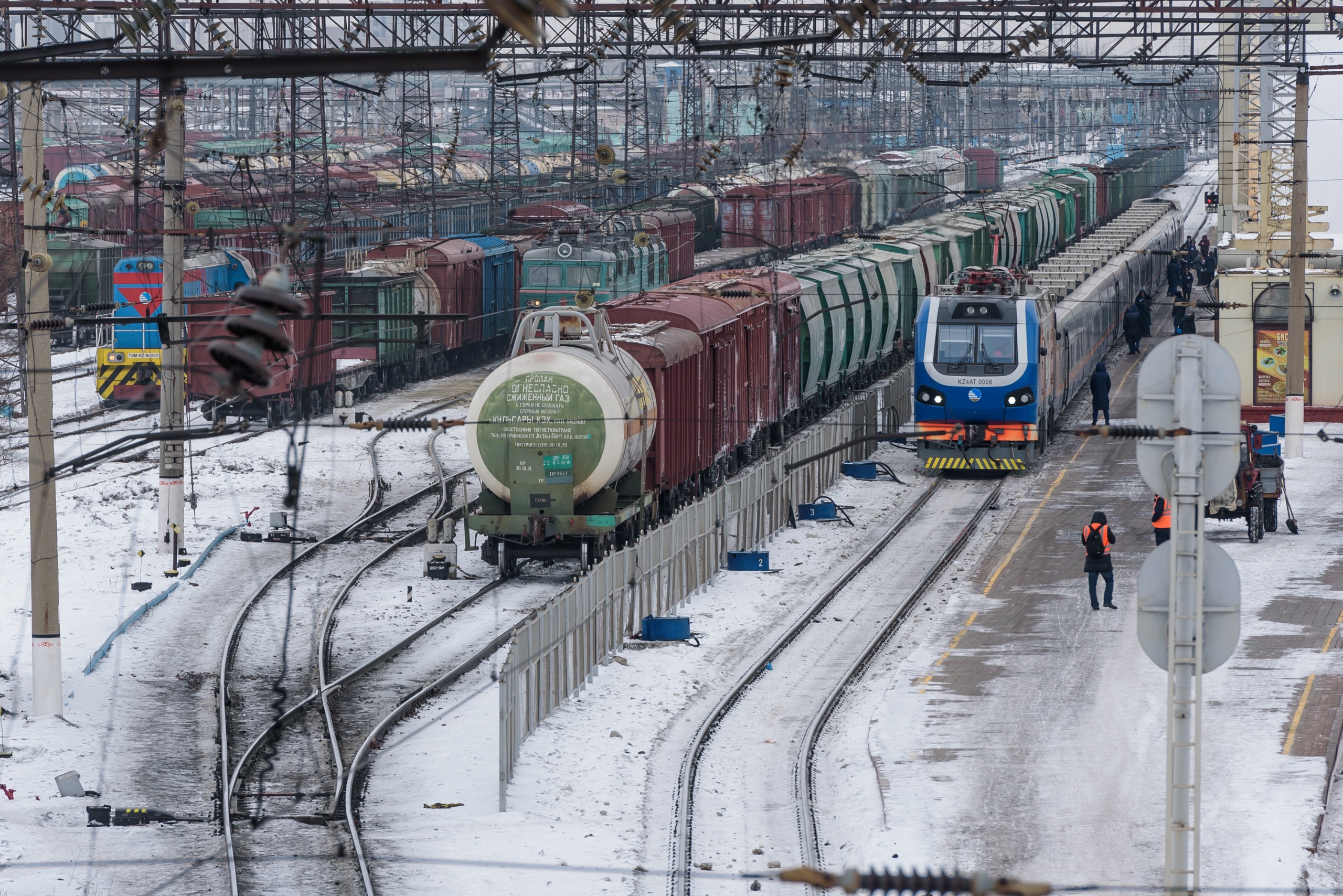 Биыл теміржол тасымалын 343,6 млн тоннаға жеткізу көзделіп отыр