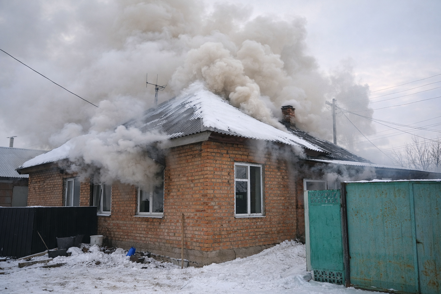 Ақтөбеде әйел мен оның 3 баласы газдан уланып көз жұмды