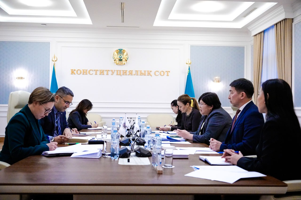Эльвира Азимова халықаралық бақылаушылармен конституциялық реформа жобасын талқылады