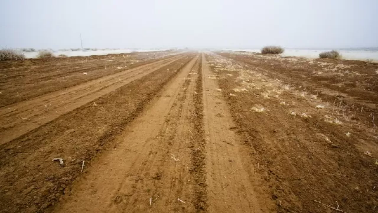  Жители микрорайона в Таразе ходят в пакетах из-за отсутствия дорог