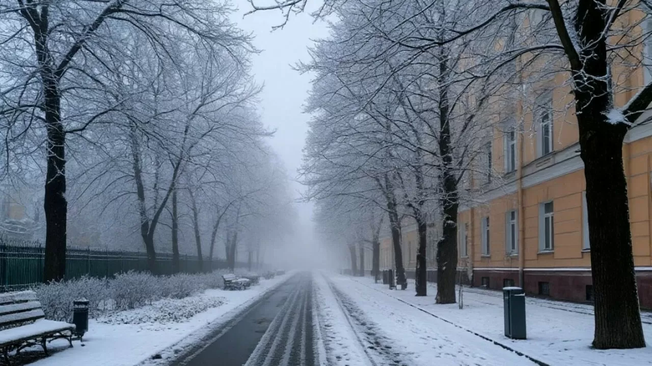 Мороз, туман и гололед прогнозируют в регионах страны