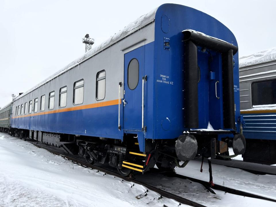 "Астана-Семей" бағытында жаңа жолаушылар вагоны пайдалануға берілді