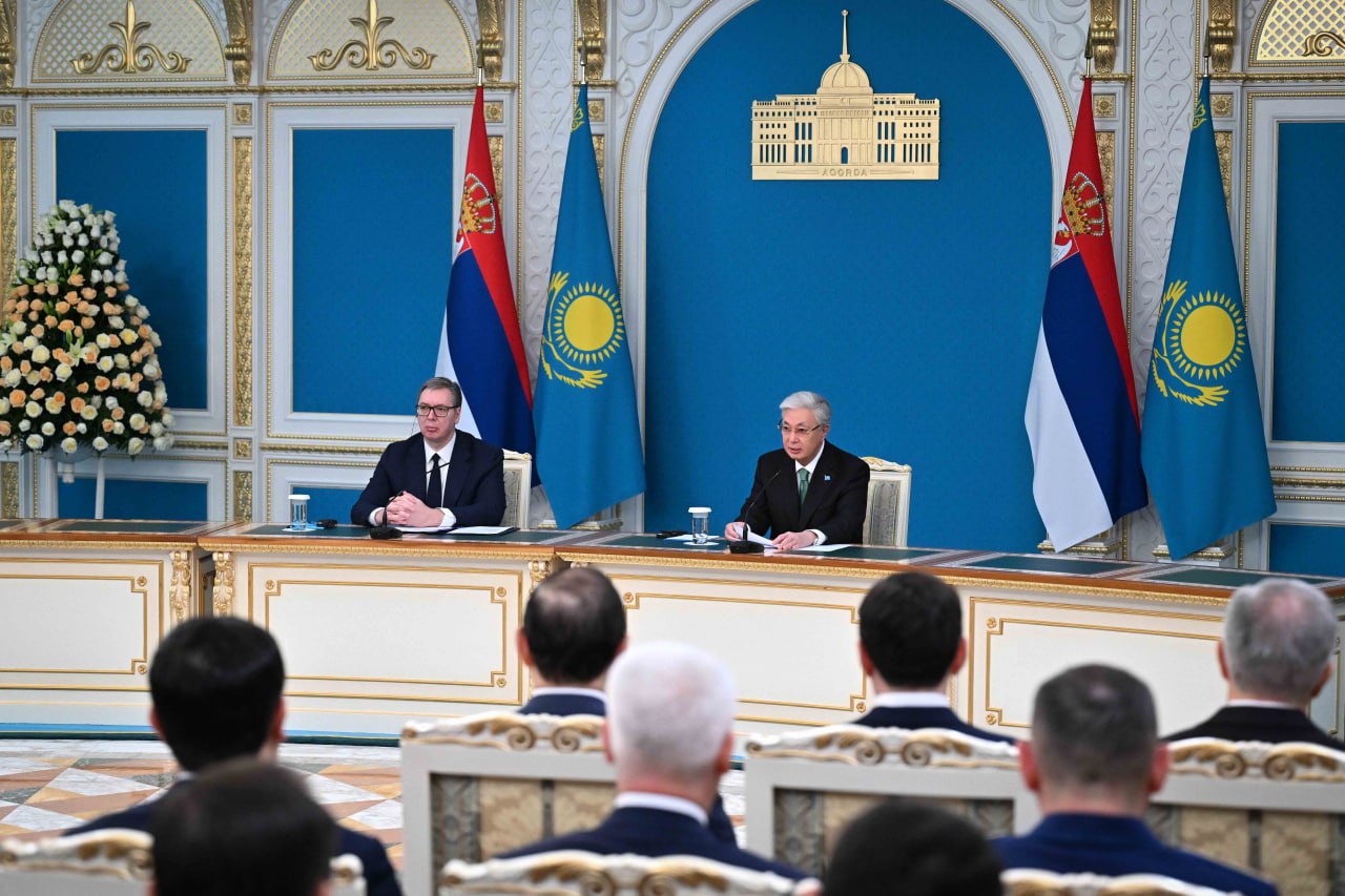 Токаев и Вучич подвели итоги переговоров: Астана и Белград укрепляют стратегическое партнерство