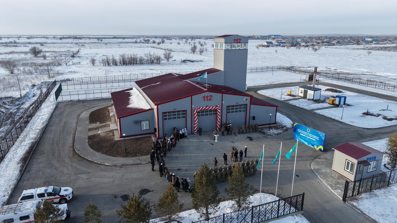 Мәртөк ауылында жаңа өрт сөндіру бөлімі ашылды