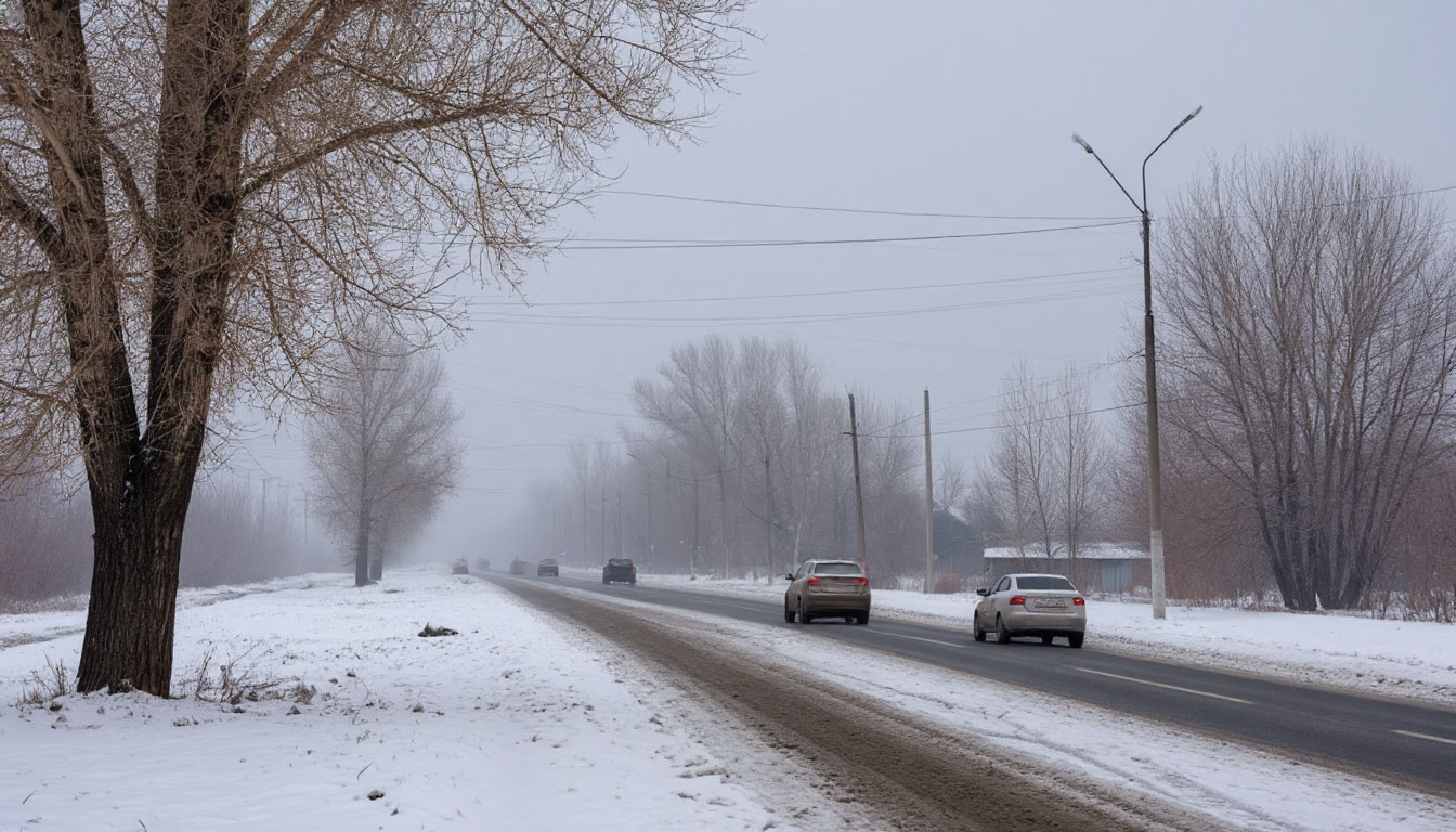 Ветер, туман и гололед ожидаются в регионах Казахстана