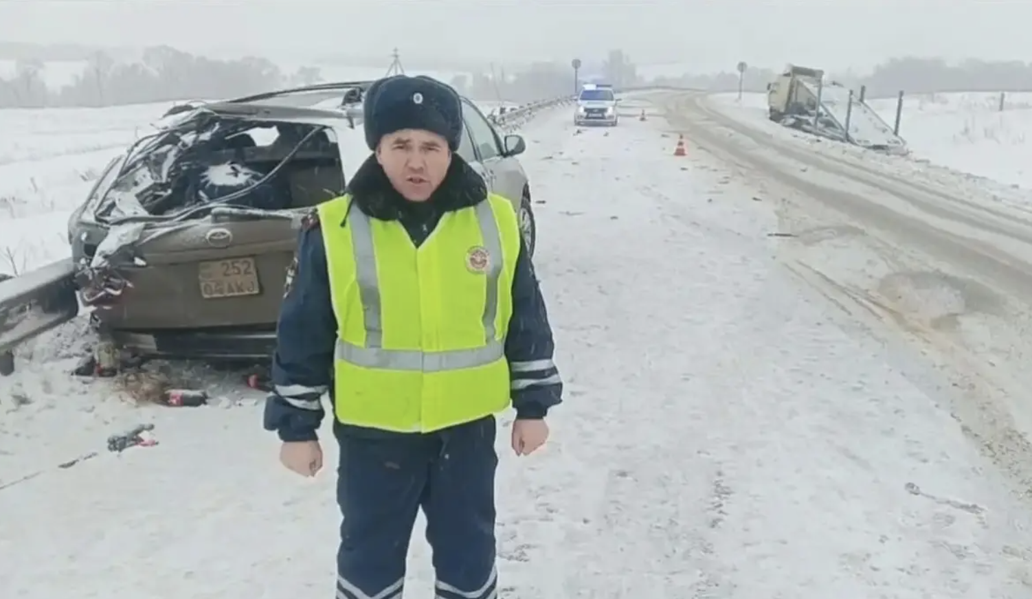 Ресейде қазақстандық нөмірлі көлік апатқа ұшырап, 2 адам қаза тапты