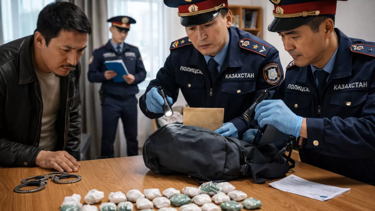 В Алматы задержали молодого человека с мефедроном  