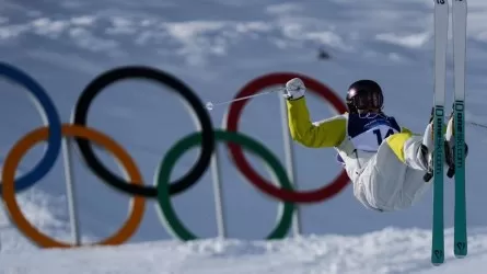 Олимпийская сборная Казахстана на большом экране в Астане 