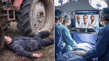 Врачи спасли мужчину с многочисленными травмами после наезда трактора 