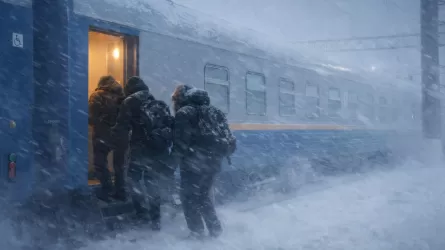 Железнодорожники перевезли сотни пассажиров в непогоду в Актюбинской области 