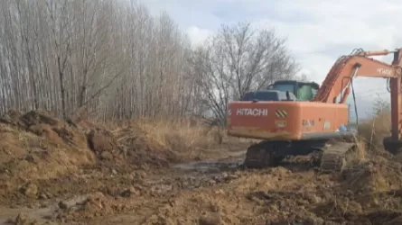 В Алматы очищают один из каналов к поливному сезону 