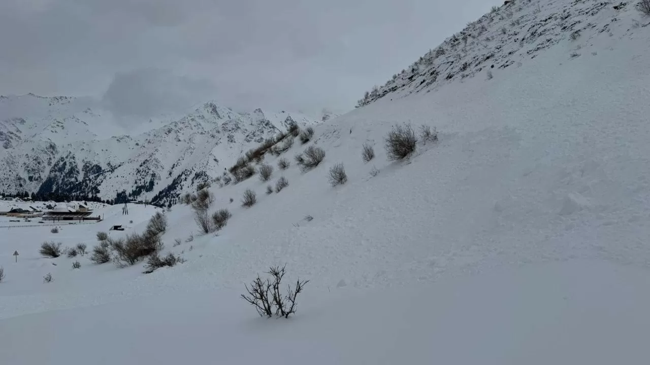 МЧС РК предупреждает о лавинах в горах 