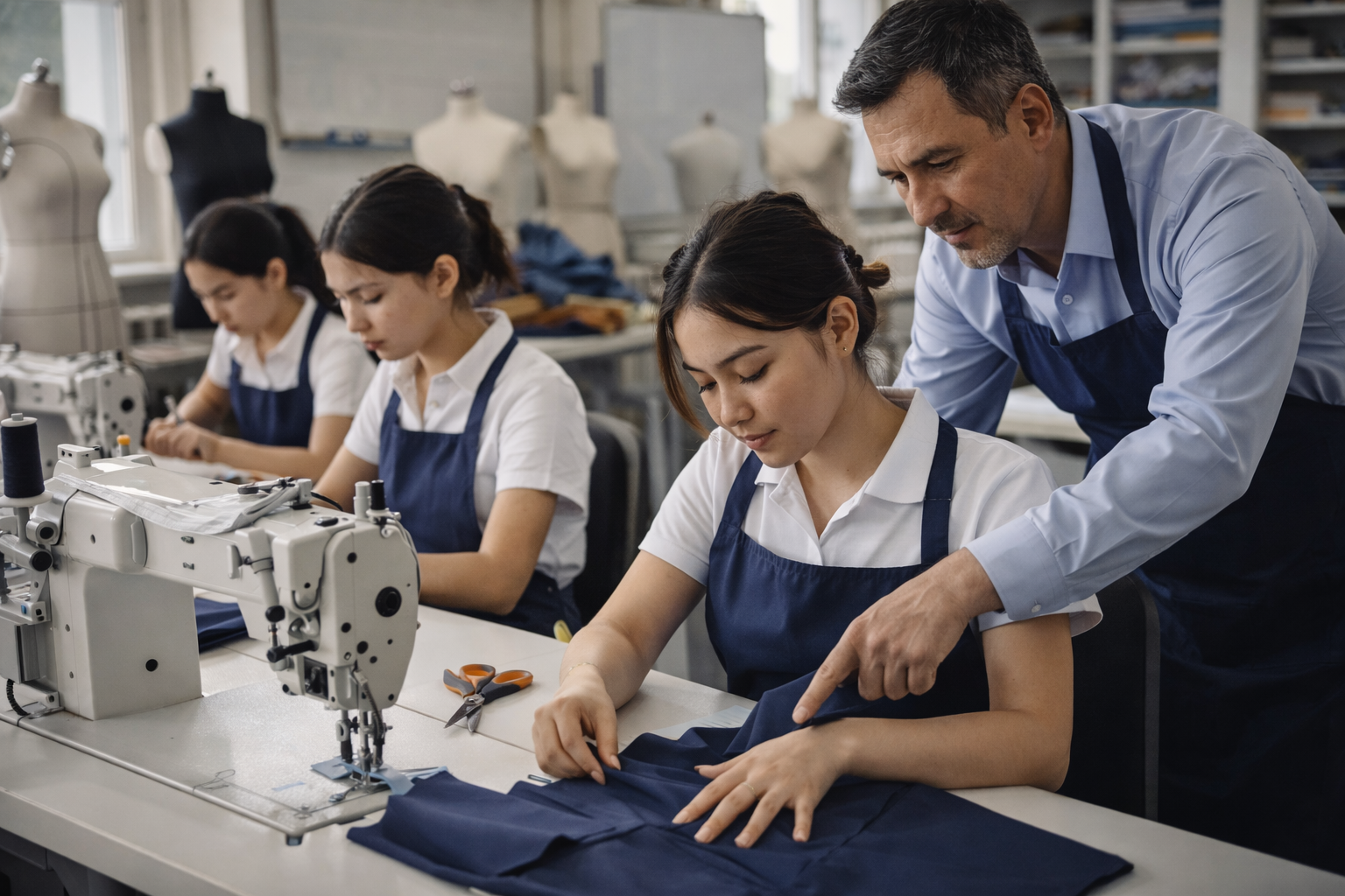 В колледже открыли свой швейный цех в Жамбылской области 