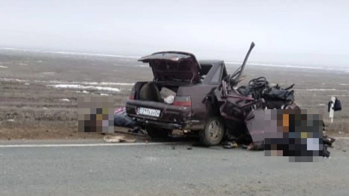 Ақтөбе облысында жантүршігерлік жол апаты: 5 адам қаза тапты