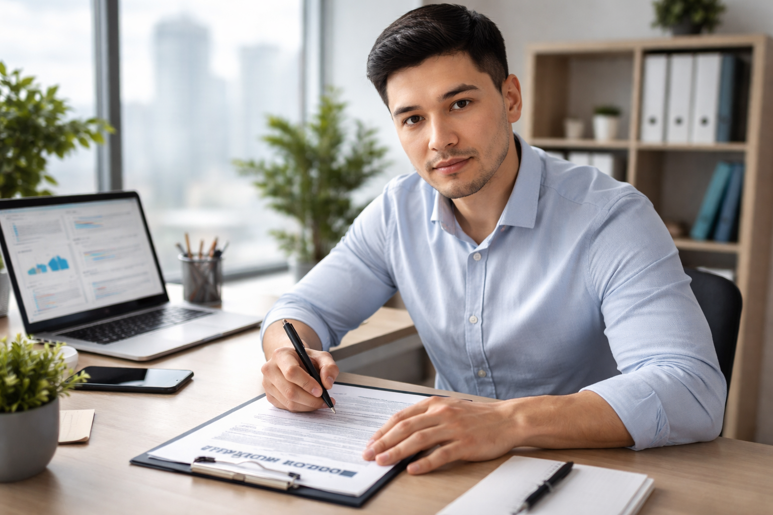 Как на HR Enbek можно исправить трудовой договор  